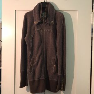 Free People Brown Thick Cardigan